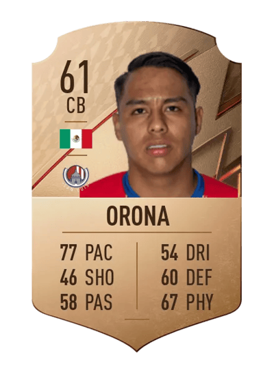 Efraín Orona Rare 61 OVR