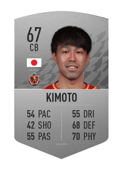 Yasuki Kimoto Common 67 OVR