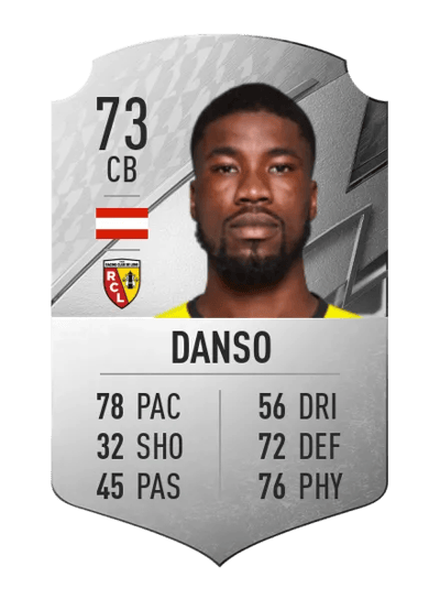 Kevin Danso Rare 73 OVR