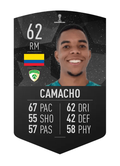 David Camacho CONMEBOL SUDAMERICANA 62 OVR