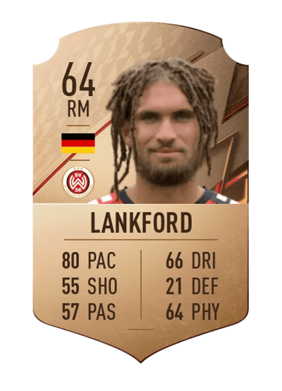 Kevin Lankford Rare 64 OVR