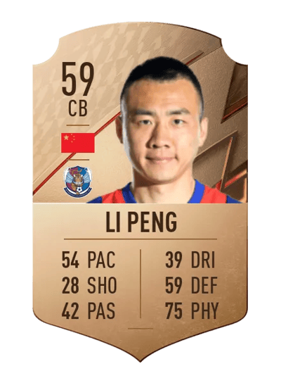 Li Peng Rare 59 OVR