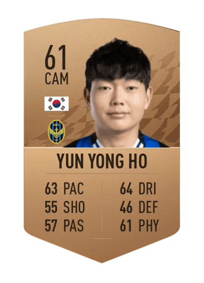 Yun Yong Ho Common 61 OVR