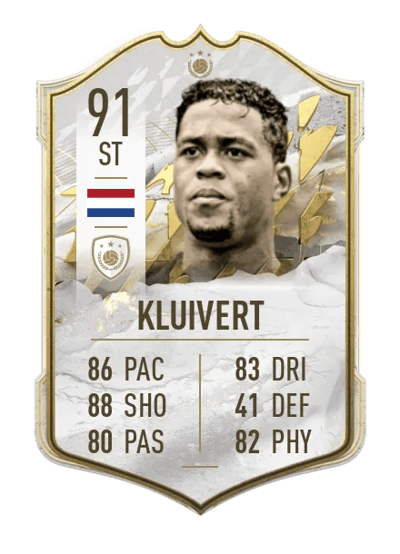 Patrick Kluivert Icon 91 OVR