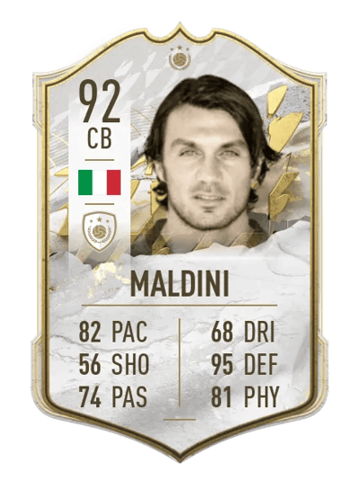 Paolo Maldini Icon 92 OVR
