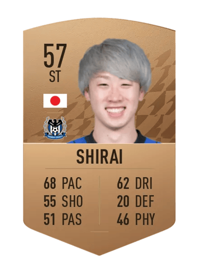 Haruto Shirai Common 57 OVR