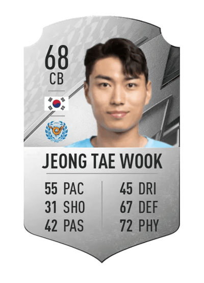 Jeong Tae Wook Rare 68 OVR