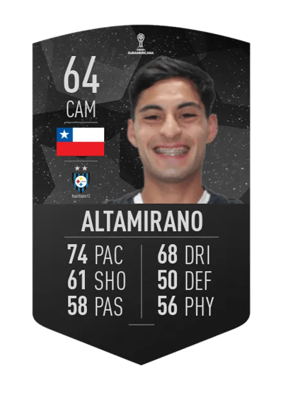 Javier Altamirano CONMEBOL SUDAMERICANA 64 OVR