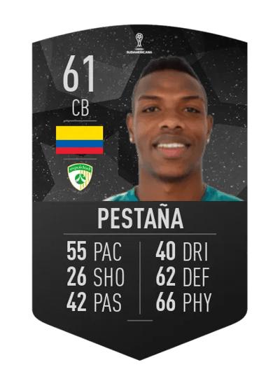 Jean Carlos Pestaña CONMEBOL SUDAMERICANA 61 OVR