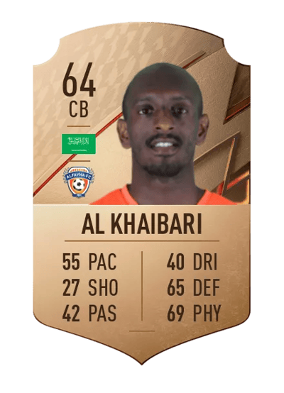 Sami Al Khaibari Rare 64 OVR
