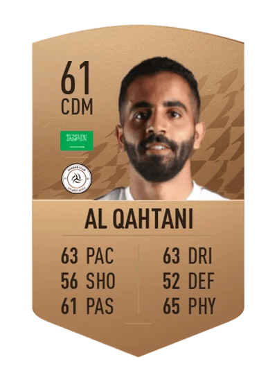 Hussain Al Qahtani Common 61 OVR