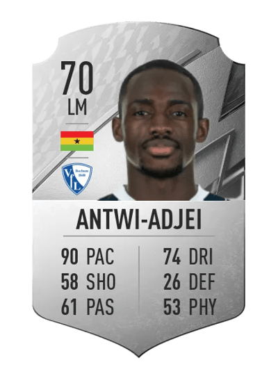Christopher Antwi-Adjei Rare 70 OVR