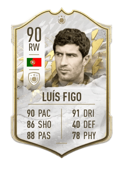 Luís Figo Icon 90 OVR