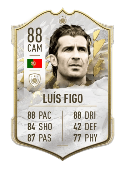 Luís Figo Icon 88 OVR