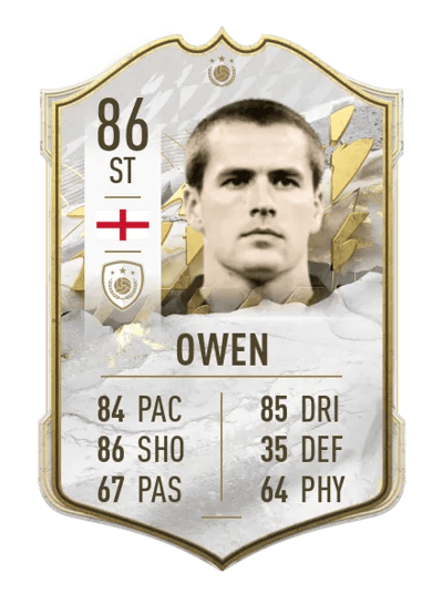Michael Owen Icon 86 OVR