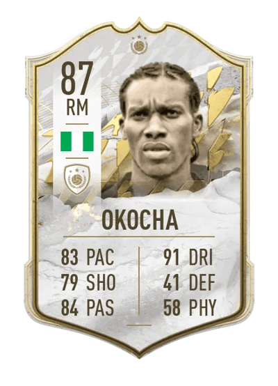 Jay-Jay Okocha Icon 87 OVR