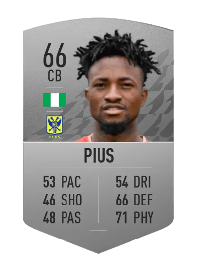 Júnior Pius Common 66 OVR