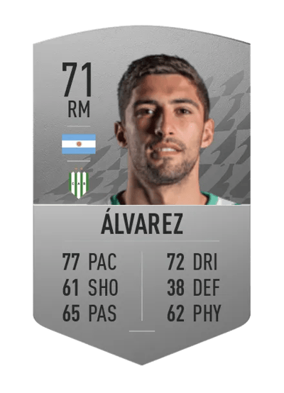 Juan Álvarez Common 71 OVR