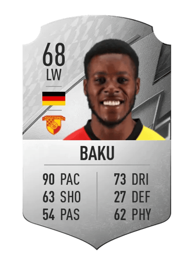 Makana Baku Rare 68 OVR