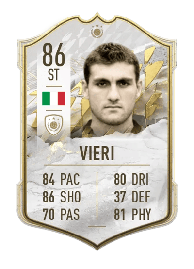 Christian Vieri Icon 86 OVR