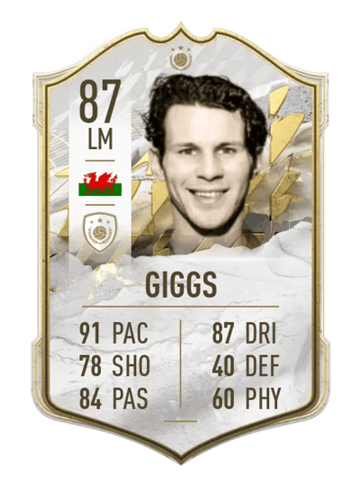 Ryan Giggs Icon 87 OVR