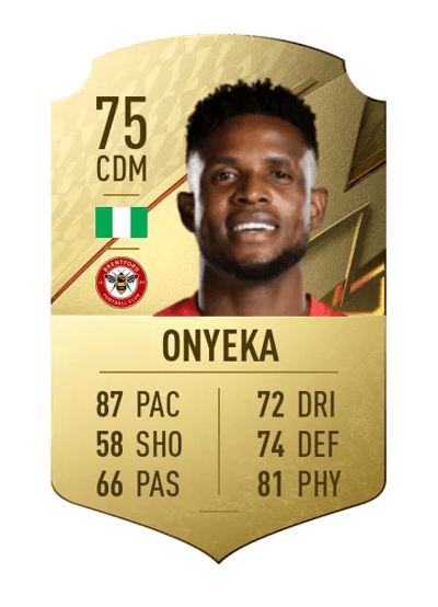Frank Onyeka Rare 75 OVR