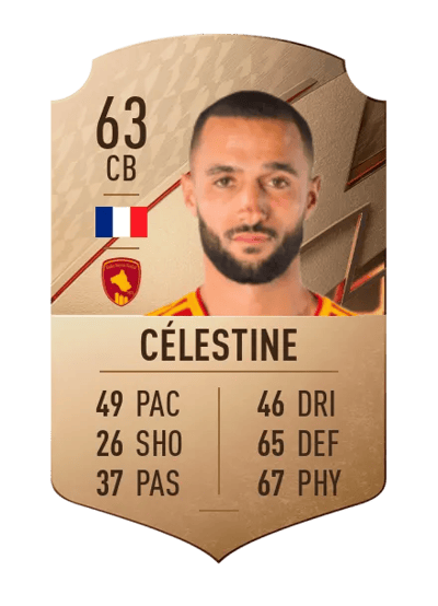 Julien Célestine Rare 63 OVR