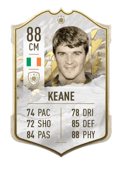 Roy Keane Icon 88 OVR