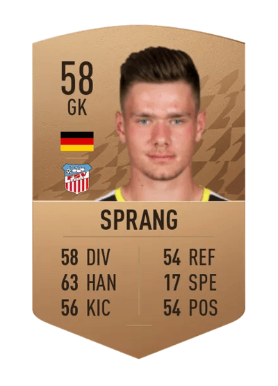 Max Sprang Common 58 OVR