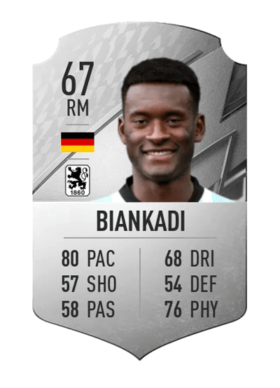 Merveille Biankadi Rare 67 OVR