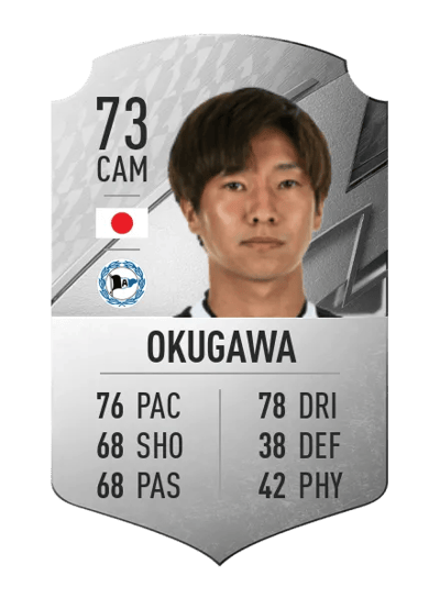 Masaya Okugawa Rare 73 OVR