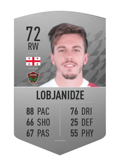 Saba Lobjanidze Common 72 OVR