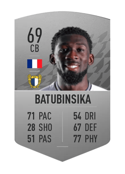 Dylan Batubinsika Common 69 OVR