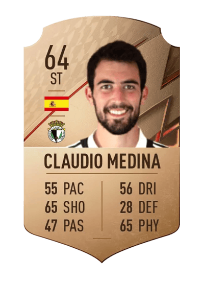 Claudio Medina Rare 64 OVR