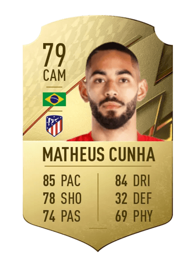 Matheus Cunha Rare 79 OVR