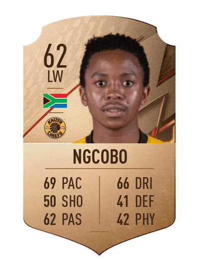 Nkosingiphile Ngcobo Rare 62 OVR