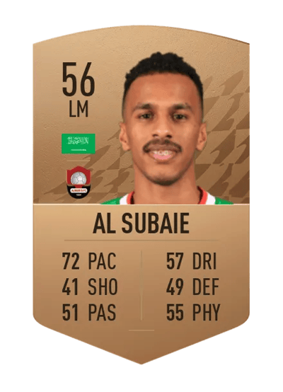Mohammed Al Subaie Common 56 OVR