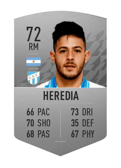 Leonardo Heredia Common 72 OVR