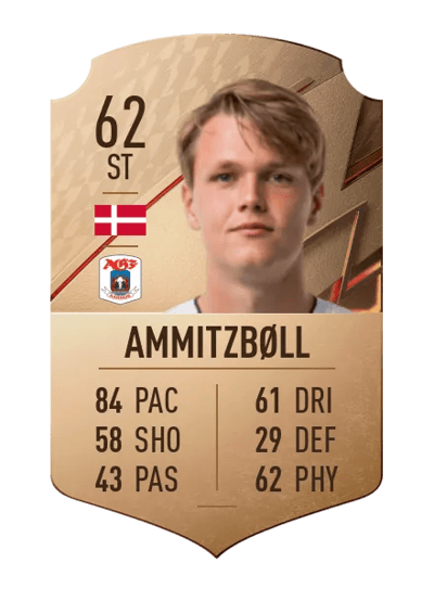 Alexander Ammitzbøll Rare 62 OVR