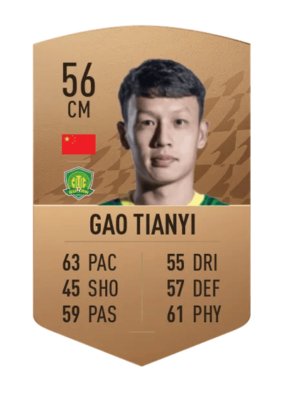 Gao Tianyi Common 56 OVR