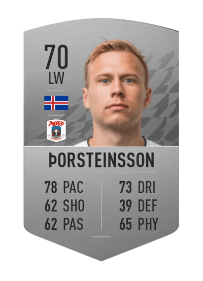 Jón Dagur Þorsteinsson Common 70 OVR
