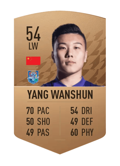 Yang Wanshun Common 54 OVR