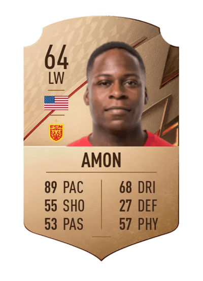 Jonathan Amon Rare 64 OVR