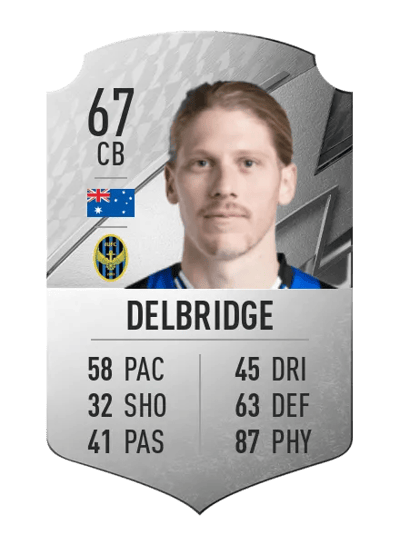 Harrison Delbridge Rare 67 OVR
