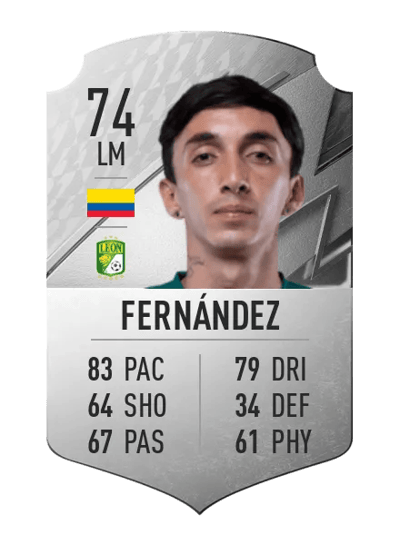 Omar Fernández Rare 74 OVR