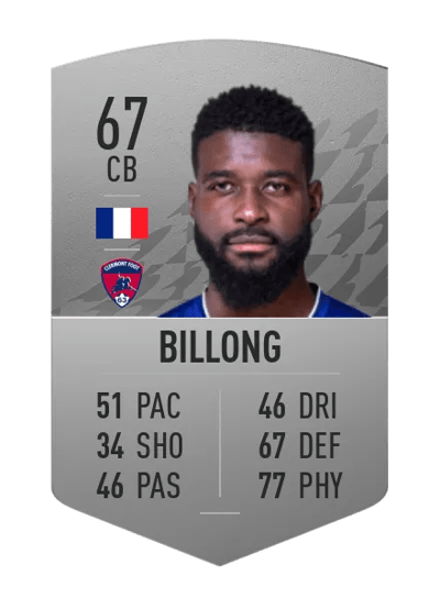 Jean-Claude Billong Common 67 OVR