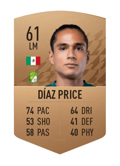 Jorge Díaz Price Common 61 OVR