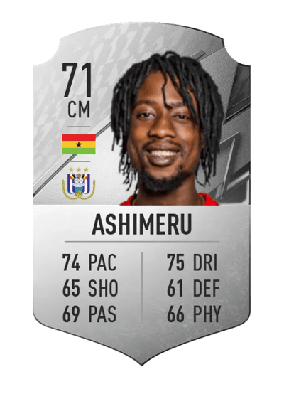 Majeed Ashimeru Rare 71 OVR