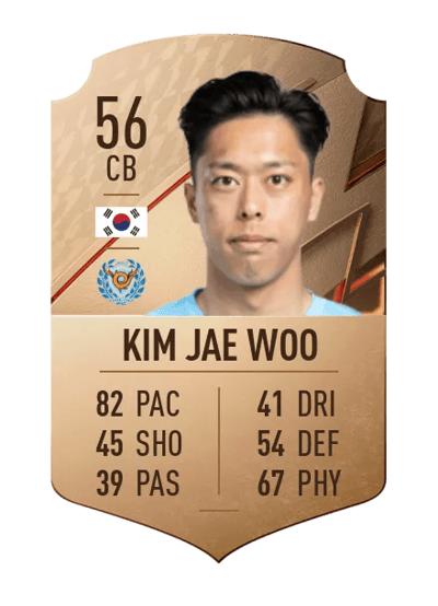 Kim Jae Woo Rare 56 OVR