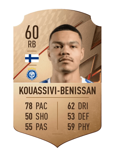 Kevin Kouassivi-Benissan Rare 60 OVR